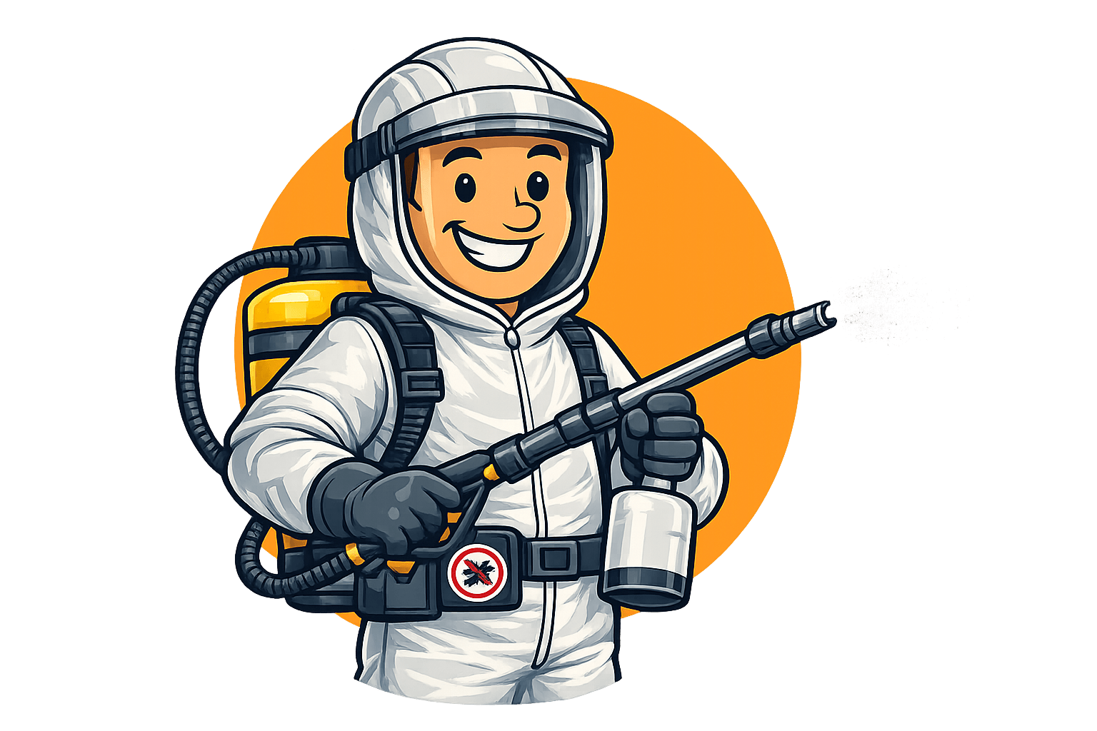 Erdwespen bekämpfen Illustration