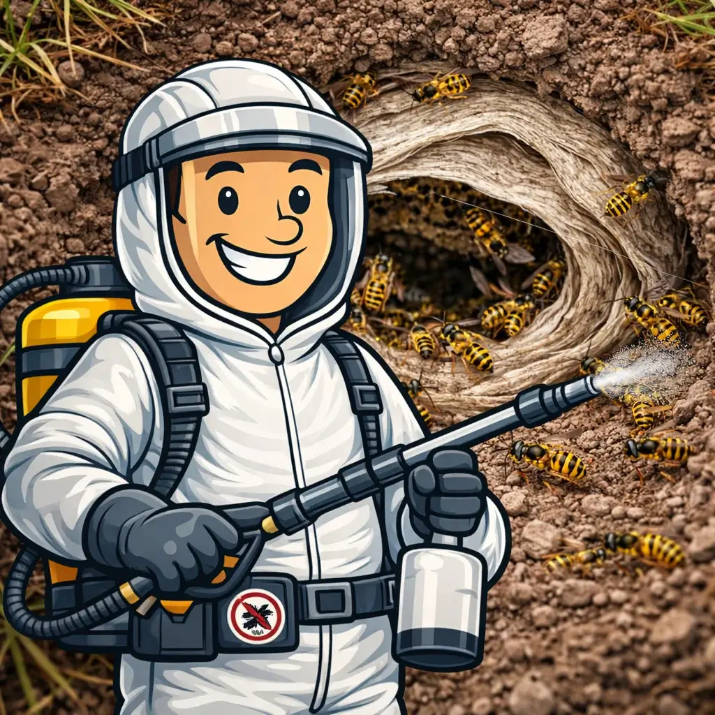 Erdwespenbekämpfung